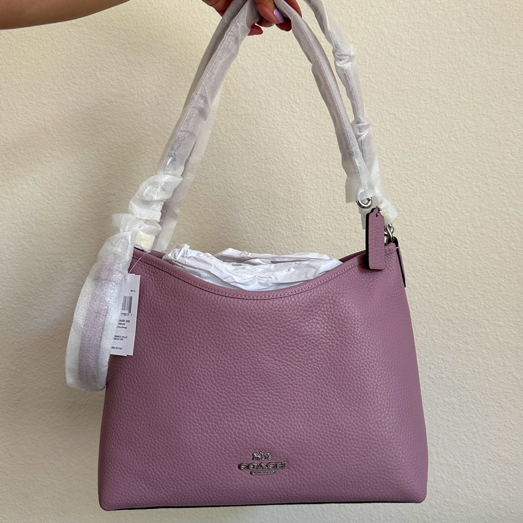 Nwt Coach Laurel Shoulder Bag In Lilac
